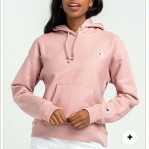 Pink champion hoodie